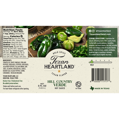 Hill Country Verde Hot Sauce