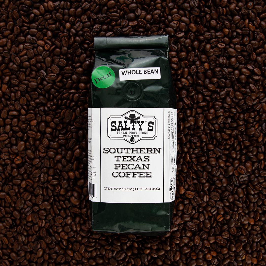 Salty's Southern Texas Pecan Coffee Whole Bean Decaf