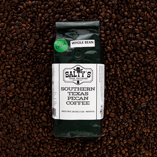 Salty's Southern Texas Pecan Coffee Whole Bean Decaf