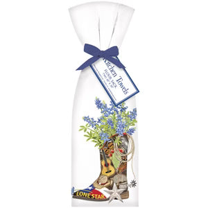 Lone Star Boot Bagged Towel   R589
